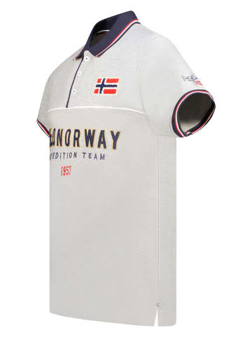 Geographical Norway Koszulka polo "Kerato" w kolorze białym