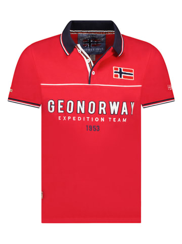 Geographical Norway Poloshirt "Kerato" in Rot
