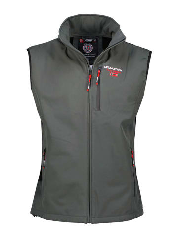 Geographical Norway Kamizelka softshellowa "Vakito" w kolorze ciemnoszarym