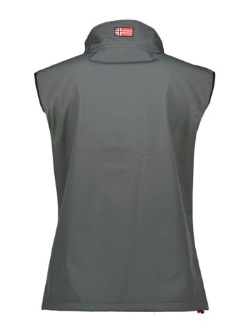 Geographical Norway Kamizelka softshellowa "Vakito" w kolorze ciemnoszarym