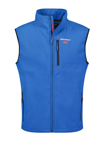 Geographical Norway Kamizelka softshellowa "Vakito" w kolorze niebieskim