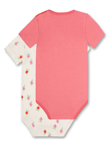 Sanetta 2er-Set: Bodys in Pink/ Creme
