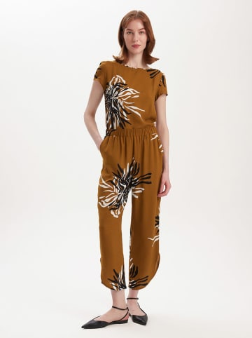 BGN Broek lichtbruin/zwart/wit