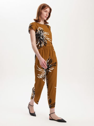 BGN Broek lichtbruin/zwart/wit