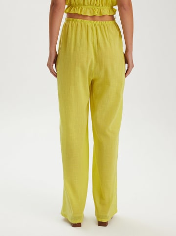 BGN Spodnie w kolorze limonkowym
