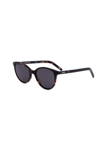 Levi´s Damskie okulary przeciwsłoneczne w kolorze brązowo-granatowym