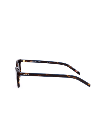 Levi's Damskie okulary przeciwsłoneczne w kolorze granatowo-brązowym