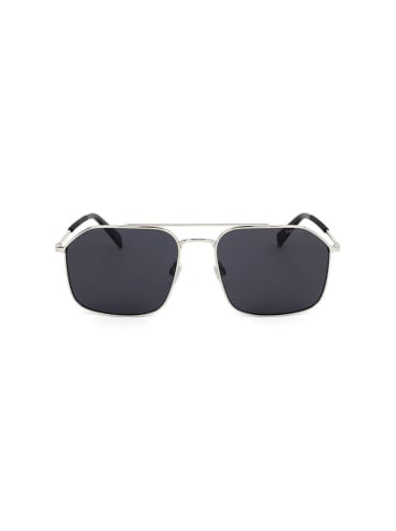 Levi´s Okulary przeciwsłoneczne unisex w kolorze srebrno-czarnym