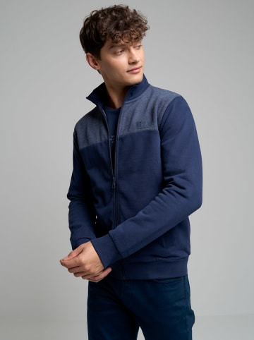 BIG STAR Sweatvest "Joe" donkerblauw