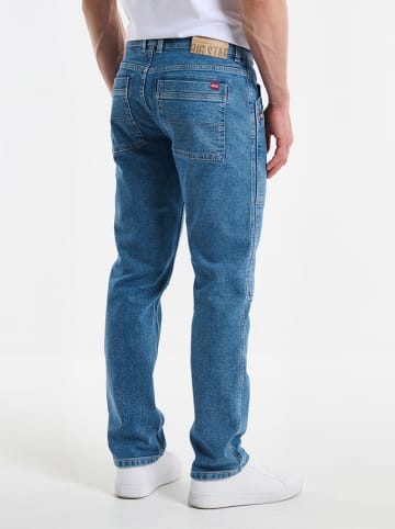 BIG STAR Spijkerbroek "Rikus" - tapered fit - blauw
