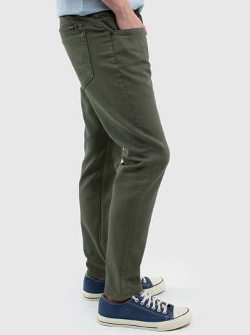 BIG STAR Dżinsy "Joggse" - Regular fit - w kolorze oliwkowym