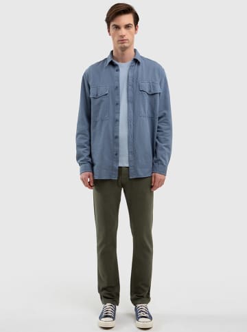 BIG STAR Spijkerbroek "Joggse" - regular fit - olijfgroen
