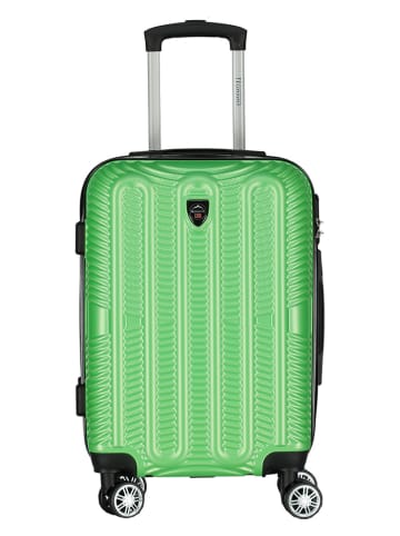 Geographical Norway Hardcase-trolley "Sorente" groen - (B)34 x (H)52 x (D)21 cm