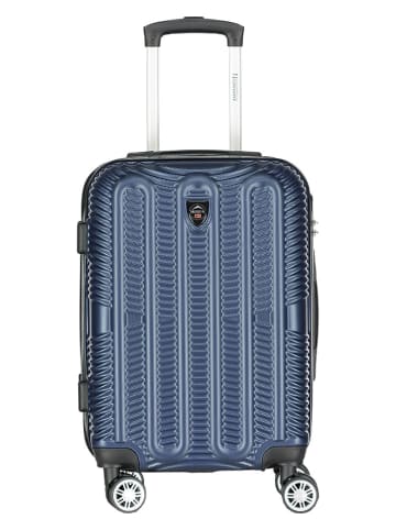 Geographical Norway Hardcase-trolley "Sorente" donkerblauw - (B)34 x (H)52 x (D)21 cm