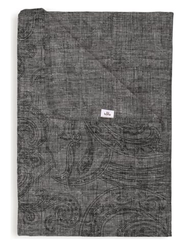 Zo!Home Tagesdecke "Paisley di Lino" in Anthrazit