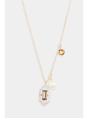 DIAMANTA Gold-Halskette "Ilia" mit Diamanten - (L)42 cm