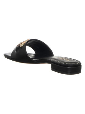 Patrizia Pepe Leren slippers zwart