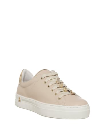 Patrizia Pepe Leren sneakers beige