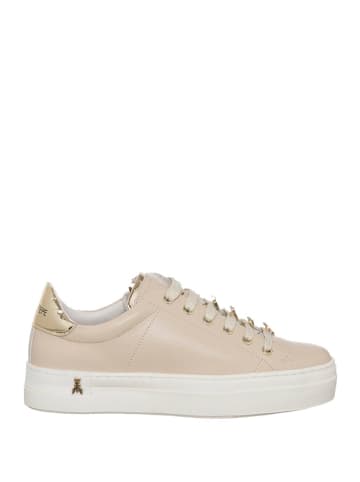 Patrizia Pepe Leder-Sneakers in Beige