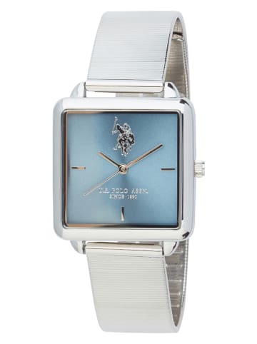 U.S. Polo Assn. Zegarek kwarcowy w kolorze srebrnym