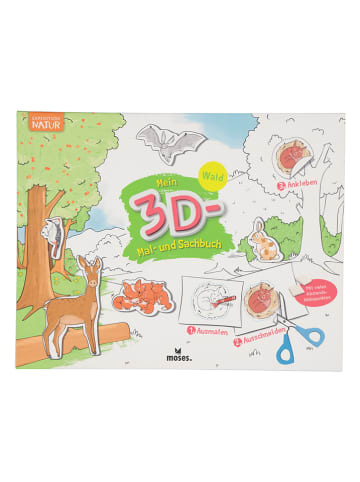 moses. Malbuch "Mein 3D Mal- und Sachbuch - Wald"
