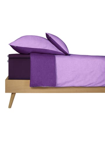 Schiesser Topperspannbettlaken "Flexi" in Lila