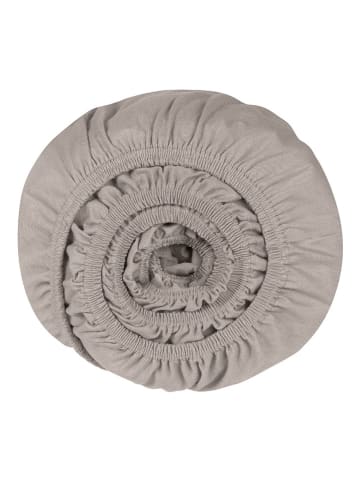 Schiesser Fijnbiber hoeslaken "Finni" taupe