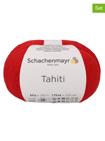 Schachenmayr since 1822 10er-Set: Baumwollgarne "Tahiti" in Rot - 10x 50 g