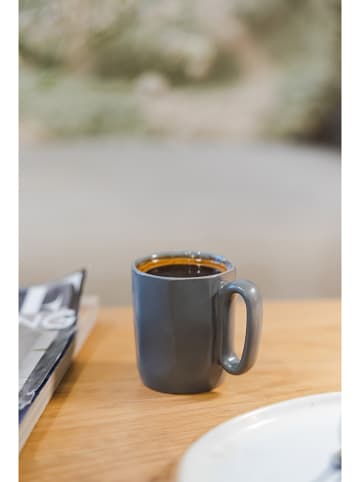 Vialli Design 2-delige set: espressokoppen grijs - 80 ml