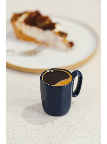 Vialli Design 2-delige set: bekers donkerblauw - 80 ml