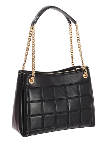 Michael Kors Leder-Schultertasche in Schwarz - (B)32 x (H)25 x (T)13 cm