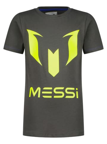 Messi Koszulka w kolorze antracytowo-żółtym