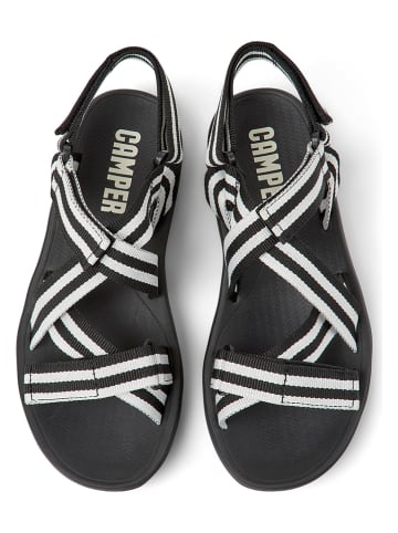 Camper Sandalen zwart/wit