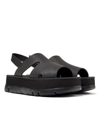 Camper Leder-Sandaletten in Schwarz