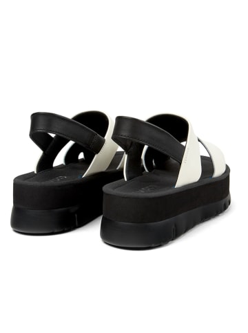 Camper Leren haksandalen wit