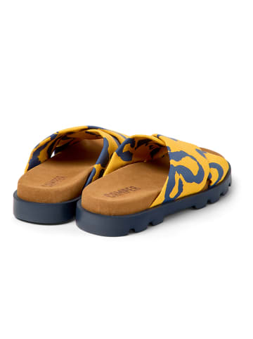 Camper Slippers geel/blauw
