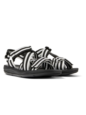 Camper Sandalen in Schwarz/ Weiß