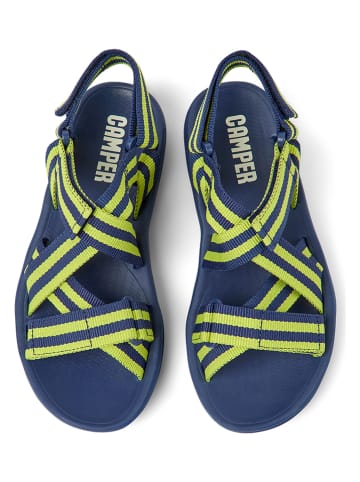 Camper Sandalen in Blau/ Grün