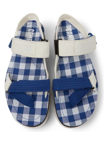 Camper Sandalen in Weiß/ Blau