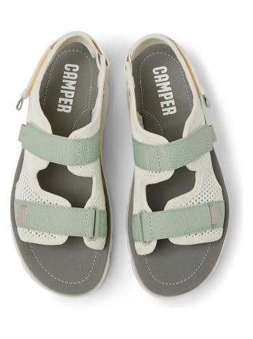 Camper Sandalen wit/groen