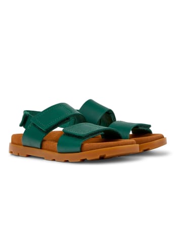 Camper Leder-Sandalen in Grün