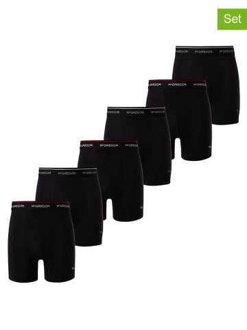 McGregor 6er-Set: Boxershorts in Schwarz