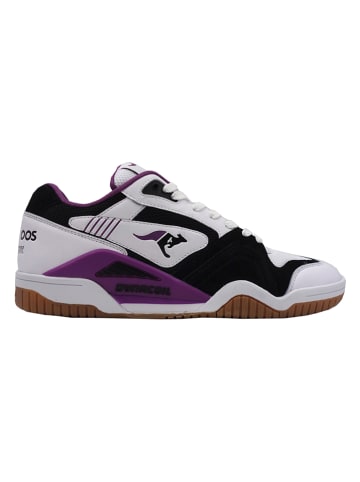 KangaROOS Originals Leder-Sneakers "Ultralite 2" in Weiß/ Lila