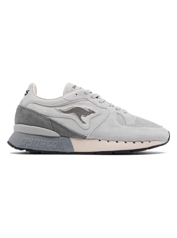 KangaROOS Originals Leder-Sneakers "Coil R1 Og" in Grau