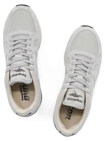 KangaROOS Originals Leder-Sneakers "Coil R1 Og" in Grau