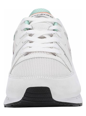 KangaROOS Originals Leder-Sneakers "Coil R1 Og Pop" in Grau/ Türkis