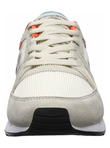 KangaROOS Originals Leder-Sneakers "Coil R1 Og Pop" in Beige/ Orange