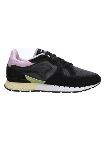 Kangaroos Skórzane sneakersy "Coil R1 Og Pop" w kolorze czarno-fioletowym