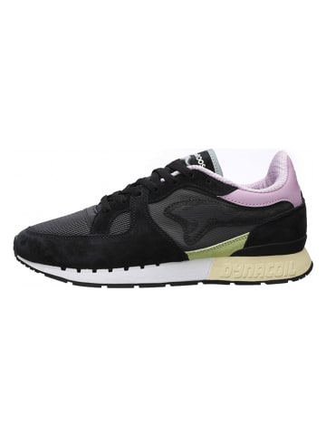 Kangaroos Skórzane sneakersy "Coil R1 Og Pop" w kolorze czarno-fioletowym