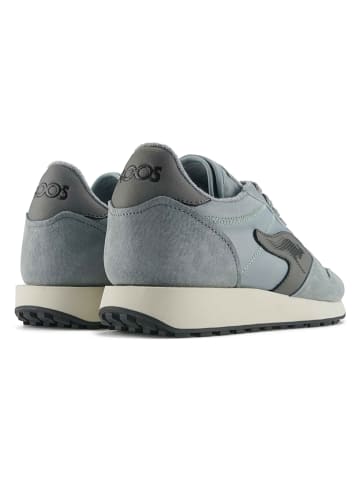 KangaROOS Originals Leder-Sneakers "Rally Neo Craft" in Grau